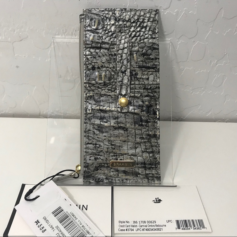 Brahmin CreditCard Wallet CARNIVAL OMBRÉ MELBOURNE